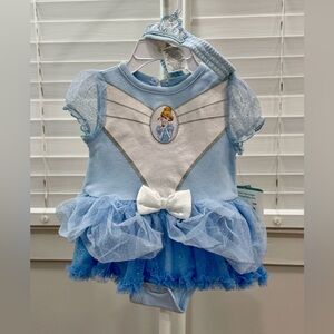 Disney Light Blue Cinderella Baby Dress with Headband